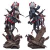 28cm Arknights W Anime Game Figure Arknights Ch en Action Figure Arknights Amiya Rabbit Ears Figurine - Arknights Store