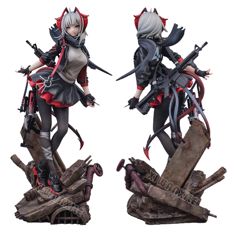 28cm Arknights W Anime Game Figure Arknights Ch en Action Figure Arknights Amiya Rabbit Ears Figurine - Arknights Store