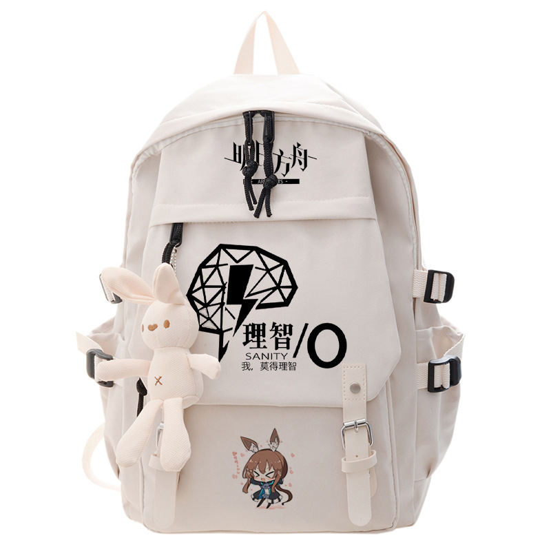 Anime Arknights Game Backpack Multi pocket Women Men Bag Book Travel Schoolbag 5 - Arknights Store