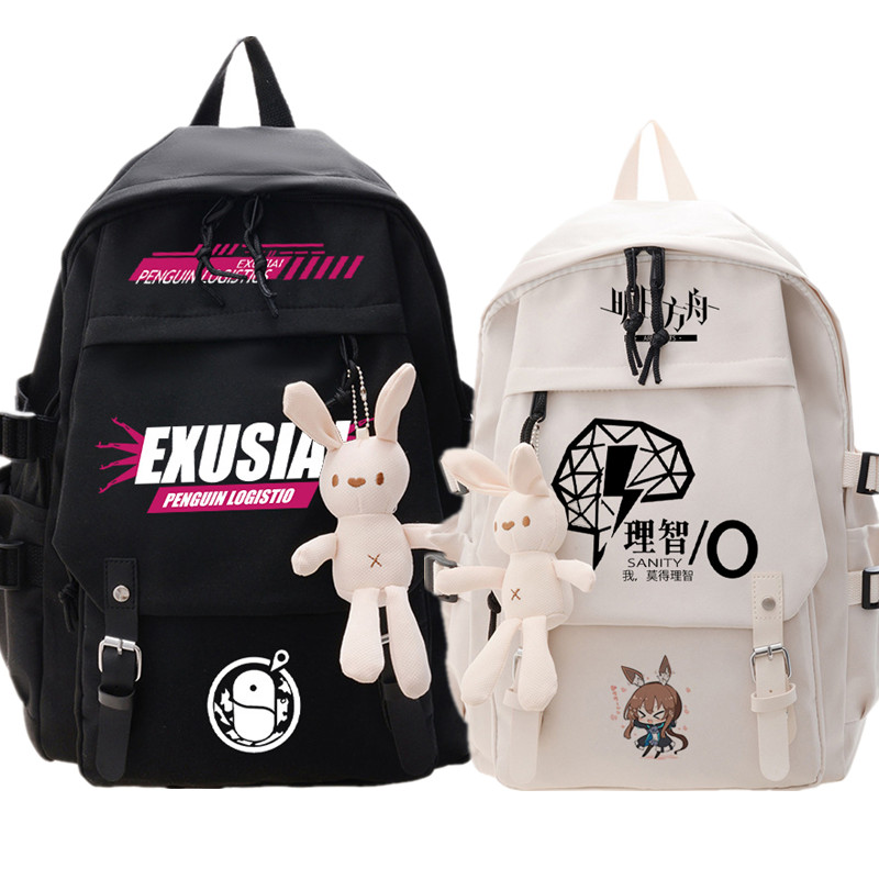 Anime Arknights Game Backpack Multi pocket Women Men Bag Book Travel Schoolbag - Arknights Store