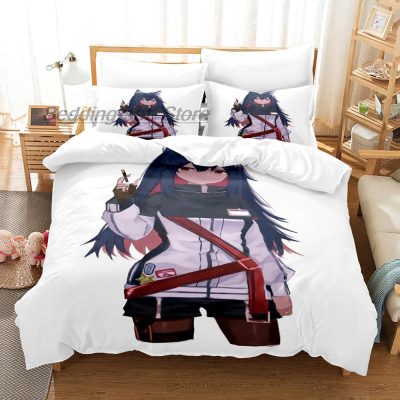 Arknights Bedding Set Single Twin Full Queen King Size Bed Set Aldult Kid Bedroom Duvetcover Sets 14 - Arknights Store