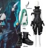 Arknights Hoshiguma Uniform Game Cosplay Costume Leather Jumpsuits Suit Horn Boots Halloween Party Women Girls Cosplay - Arknights Store