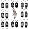 Arknights Necklaces Man Anime Necklace for Women Rhodes Island Pendant LUNGMEN Trend Neck Black Fashion Couples - Arknights Store