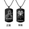Arknights Necklaces Man Anime Necklace for Women Rhodes Island Pendant LUNGMEN Trend Neck Black Fashion Couples 4 - Arknights Store
