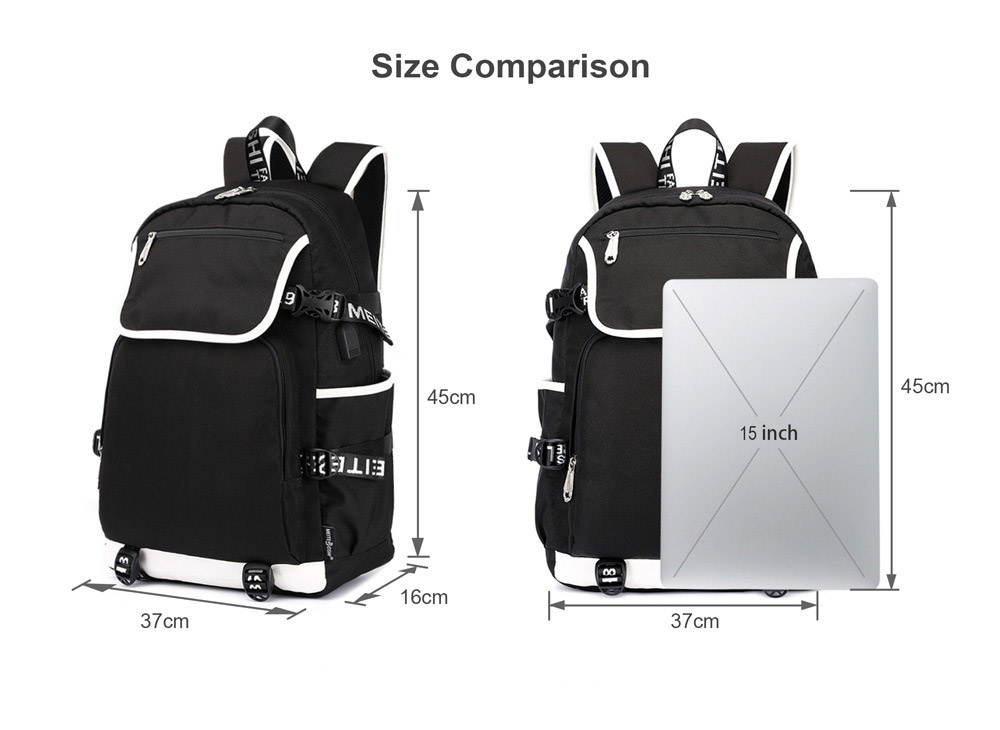 Game Arknights Backpacks Men Women USB Charging Laptop Travel Bags Teenager Student kids Backpack Casual Mochila 1 - Arknights Store