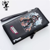 Game Arknights Exusiai Texas Long Short Purse PU Folding Wallet Men Women Cartoon Printing Card Holdr 1 - Arknights Store