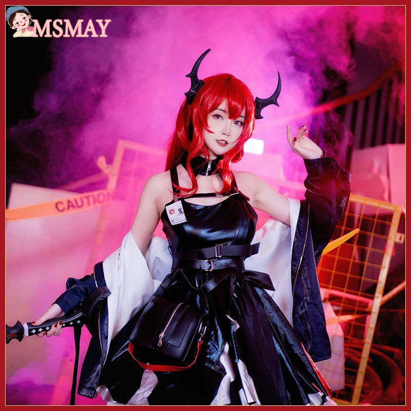 MsMay Arknights Surtr Cosplay costume Operater Game Cos Costume 1 - Arknights Store