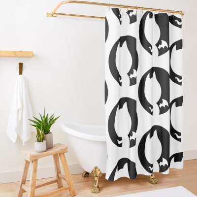 Closure Little Demon Arknights Tee Shower Curtain Official Arknights Merch