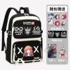 Arknights Pain Badge Transparent Backpack Anime Book Bags Laptop School Travel Girls Boys Rucksack Cartoon Gift 1 - Arknights Store