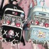 Arknights Pain Badge Transparent Backpack Anime Book Bags Laptop School Travel Girls Boys Rucksack Cartoon Gift 2 - Arknights Store