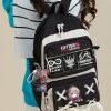 Arknights Pain Badge Transparent Backpack Anime Book Bags Laptop School Travel Girls Boys Rucksack Cartoon Gift 3 - Arknights Store