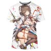 Arknights T Shirts Anime Game Girls 3D Print Streetwear Men Women Fashion Oversized Short Sleeve T 1 - Arknights Store