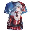 Arknights T Shirts Anime Game Girls 3D Print Streetwear Men Women Fashion Oversized Short Sleeve T 2 - Arknights Store