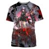 Arknights T Shirts Anime Game Girls 3D Print Streetwear Men Women Fashion Oversized Short Sleeve T 5 - Arknights Store