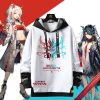 Cartoon Clothes Hoodies for Woman Arknights Print Clothing Cute Spring Autumn Fashion Boy Girl Anime Clothe - Arknights Store