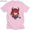 Surtr Kawaii Cartoon T Shirt Hot Game Arknights Shirt Couple Casual Graphics Summer Short Sleeve T 1 - Arknights Store