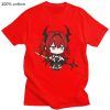 Surtr Kawaii Cartoon T Shirt Hot Game Arknights Shirt Couple Casual Graphics Summer Short Sleeve T 2 - Arknights Store
