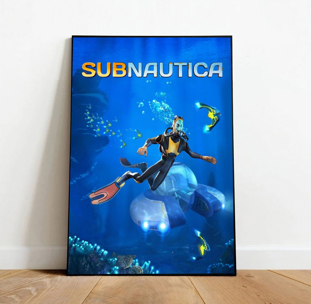 Subnautica Poster Canvas Wall Art